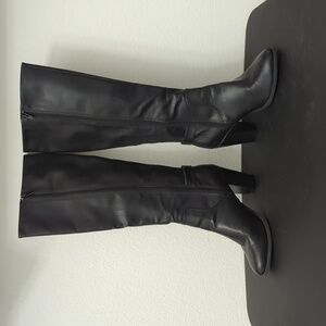 Dexflex comfort knee high boots, 7.5, black